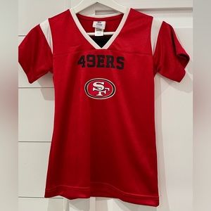 NFL 49ers Jersey Youth/Girls size small. Great for grade school spirit wear day
